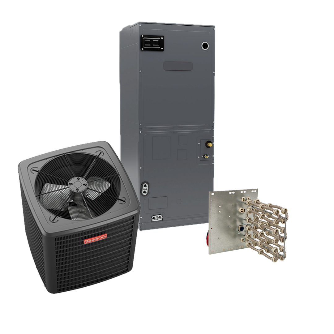 Goodman - 14.3 SEER2 - 4 Ton - Single-Stage Heat Pump System with 38K Air Handler With Install