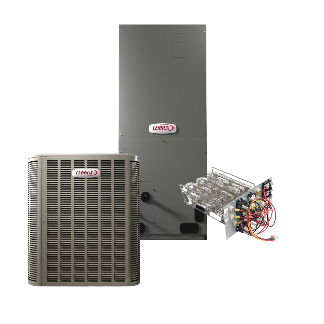 Lennox - 14.3 SEER2 - 1.5-Ton - Single-Stage Heat Pump System with CBK45UHVT-018 Air Handler With Install