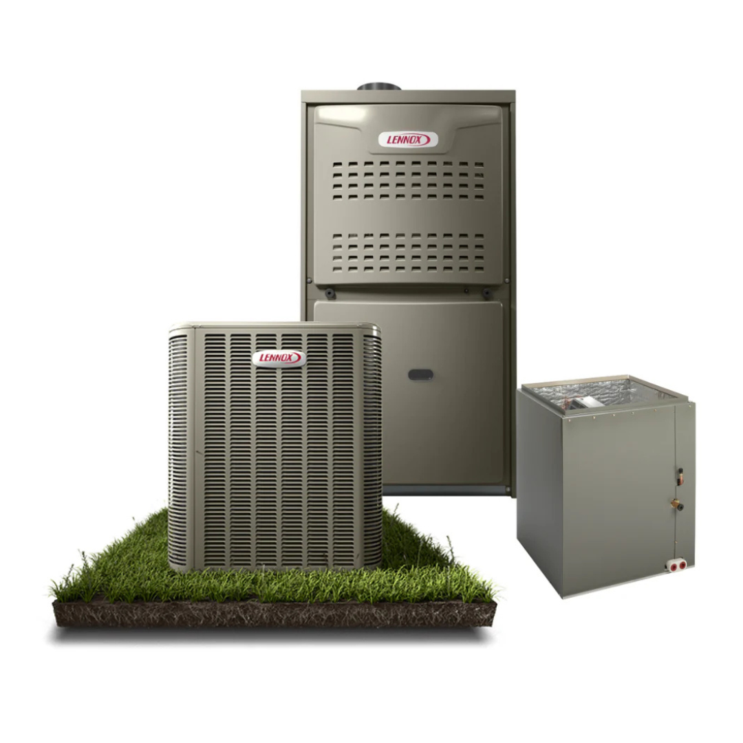 Lennox - 14.3 SEER2 - 5 -Ton - Single-Stage Gas System with Variable Speed 80% Furnace - Horizontal With Install