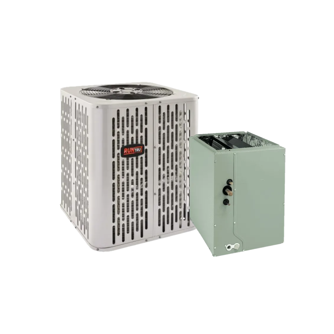 RunTru - 3 -Ton - 15 SEER2 - Single-Stage - Condenser and '004' Coil Bundle With Install