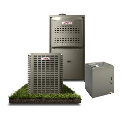 Lennox - 14.3 SEER2 - 3 -Ton - Single-Stage Gas System with 80% Furnace - Horizontal With Install