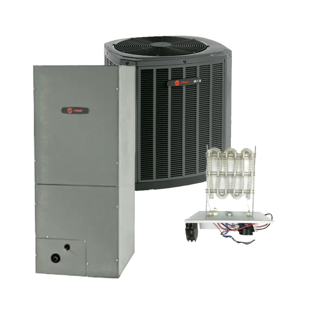 Trane - 15 SEER2 - 3 Ton - Single-Stage Heat Pump System with 24K-42K Air Handler With Install