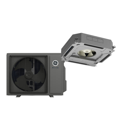 GE Appliances Altitude 230V - 24K BTU Single-Zone Ceiling Cassette Heat Pump - 18 SEER2 with Install